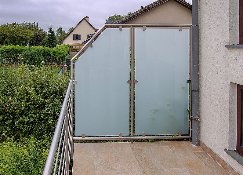 Sichtschutz aus Glas